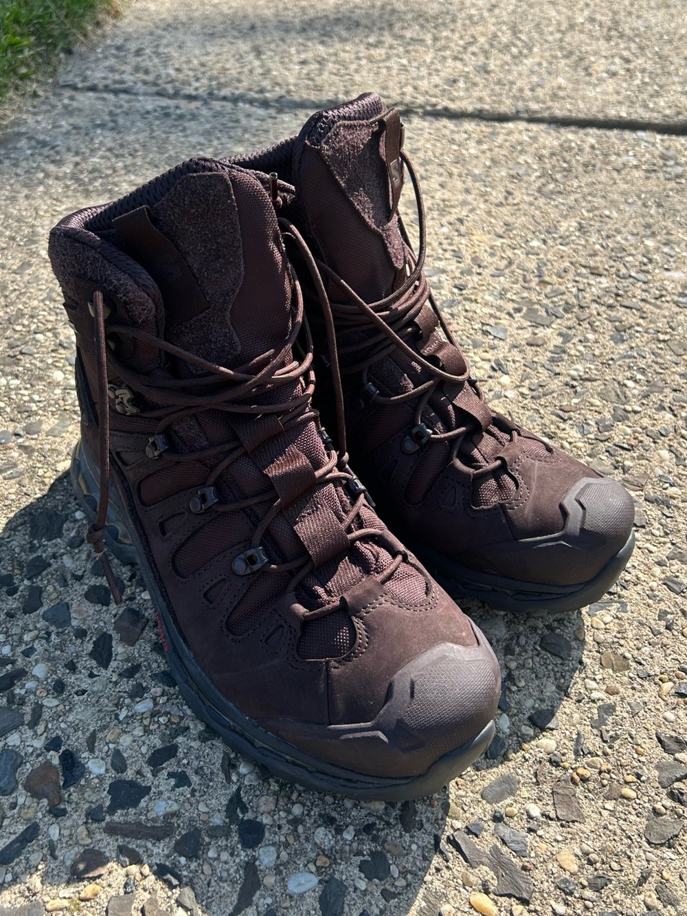 Salomon Quest 4D GTX Brown Gore-Tex Hiking Boots Men’s Size 11 Contagrip Water